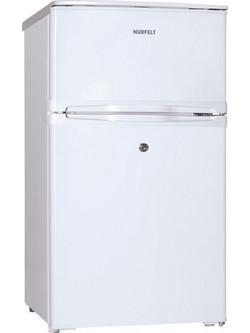 Nurfelt TDS-85W Δίπορτο Ψυγείο Υ85xΠ48xΒ52cm Λευκό