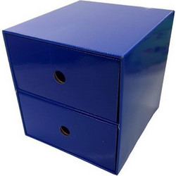 Next συρταριέρα 2 συρτάρια μπλε Υ22x23x21εκ