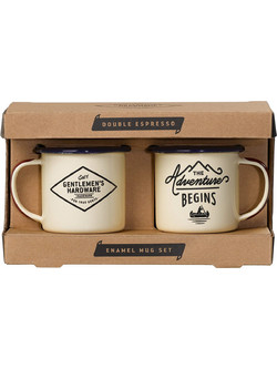 Κούπες espresso διπλή σετ Gentlemen's Hardware 150ml
