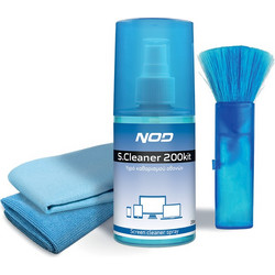 NOD 4-σε-1 σετ καθαρισμού οθονών, 200ml. NOD S.CLEANER 200KIT