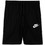 Nike Αθλητικό Παιδικό Σορτς Μαύρο DA0806-010