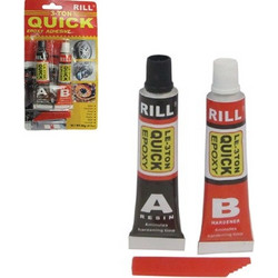 Rill Σετ Epoxy Ισχυρές Κατασκευαστική Κόλλα 20gr 2τμχ