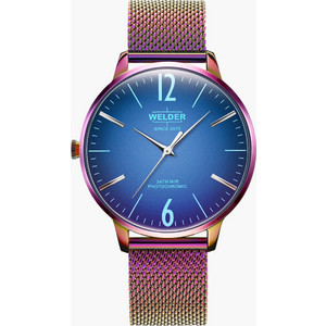 Welder Slim Neon Γυναικείο Ρολόι με Πολύχρωμο Μεταλλικό Μπρασελέ WRS645
