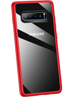 USAMS Mant Hard Θήκη για Samsung Galaxy S10 Plus, κόκκινη