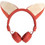 Forever AMH-100 Foxy Ενσύρματα Παιδικά Ακουστικά On Ear Κόκκινα