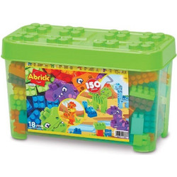 ECOIFFIER ΤΟΥΒΛΑΚΙΑ ABRICK 150τμχ DINOSAURS BARREL
