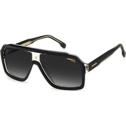 Carrera CA1053/S 900 Ανδρικά Γυαλιά Ηλίου Oversized Κοκάλινα Χρυσά με Μαύρο Degradee Φακό