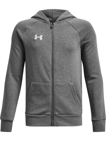 Under Armour Rival Παιδική Ζακέτα Φούτερ με Κουκούλα και Φερμουάρ Ανθρακί 1379794-025