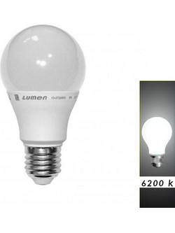 Λάμπα LED Αχλάδι 12W E27 6200k 230V LUMEN