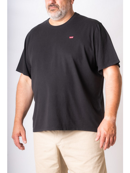 T-SHIRT K/M LEVI'S ΜΕ PATCH ΤΟ BRAND - ΜΠΛΕ ΣΚΟΥΡΟ
