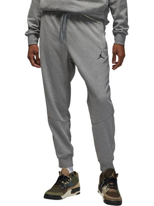 Jordan Ανδρικό Παντελόνι Φόρμας Fleece με Λάστιχο Γκρι DQ7332-091
