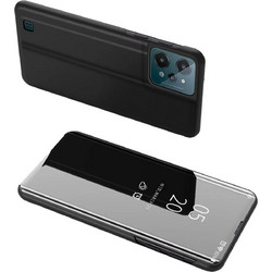 Clear View Case cover for Realme C31 flip cover black