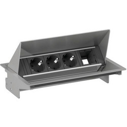 Bachmann 900400 CONEO Set Einbaurahmen u4fach Steckdosenleiste (900400)