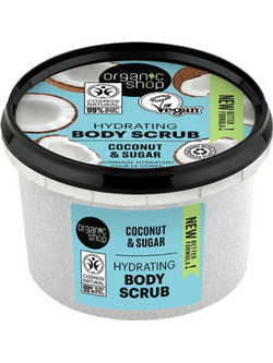 Natura Siberica Organic Shop Coconut & Sugar Scrub Σώματος 250ml