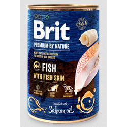 Brit Premium By Nature Adult with Fish & Fish Skin 400gr