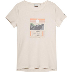 4F Γυναικείο Αθλητικό T-Shirt Nude 4FSS23TTSHF274-11S