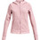 Under Armour Rival Παιδική Ζακέτα Fleece με Κουκούλα και Φερμουάρ Ροζ 1373130-647