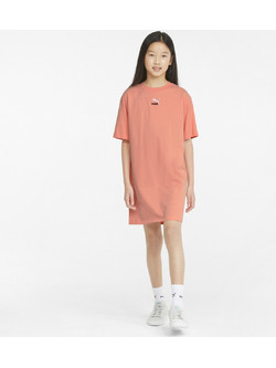 Puma Παιδικό Φόρεμα Κοραλί 533393-28