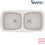 Sanitec Classic 319 Επικαθήμενος Νεροχύτης Γρανίτη Ματ Metallic Ice 93x51cm