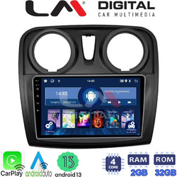 LM Digital ZN4457 Ηχοσύστημα Αυτοκινήτου με Οθόνη Αφής USB Bluetooth & GPS