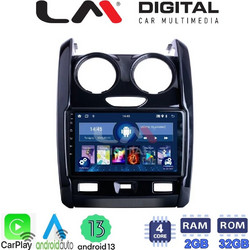 LM Digital ZN4158 Ηχοσύστημα Αυτοκινήτου με Οθόνη Αφής USB Bluetooth & GPS