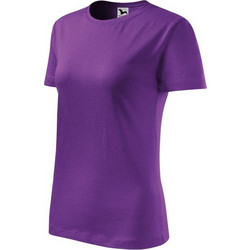Malfini Classic New Γυναικείο Αθλητικό T-Shirt Μωβ MLI-13364