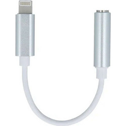 Αντάπτορας Lightning Σε Βύσμα Ακουστικών 3,5mm GSM112227 Silver Setty