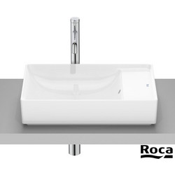 Roca Fineceramic Ona Επικαθήμενος Νιπτήρας Μπάνιου Πορσελάνης 55x34.5cm Λευκός A32768C000