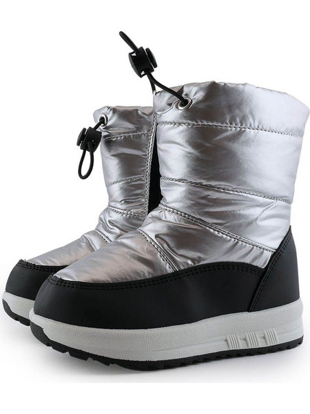 851280 Love4shoes Παιδικές Γαλότσες Apres Ski ΓΚΡΙ