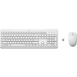 HP 230 White Set Ασύρματο Σετ Πληκτρολόγιο & Ποντίκι