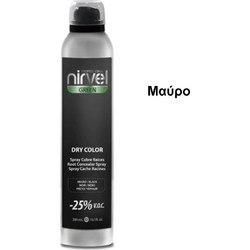 Nirvel Dry Color Black Spray Βαφής Μαλλιών 300ml