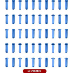 4 τεμάχια cable stopper ντίζας φρένων σε μπλε χρώμα