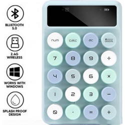 Alcatroz JellyBean A3 Crayon Aqua Ασύρματο Αριθμητικό Πληκτρολόγιο