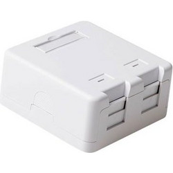 ACT ΠΡΙΖΑ ΑΥΤΟΚΟΛΛΗΤΗ ΕΠΙΤΟΙΧΙΑ 2*RJ45 W/O KEYSTONE FA6012