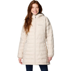 Columbia Powder Lite II Γυναικείο Μπουφάν Χειμωνιάτικο Puffer Μακρύ Εκρού 2089371-278