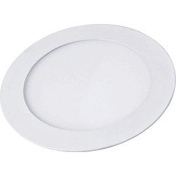 POWERTECH LED panel PT-1270 χωνευτό, 18W, Φ22cm, 4000K, 1440lm, λευκό