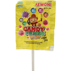 Kaiser Candyfense Kids Πολυβιταμινούχο Γλειφιτζούρι Λεμόνι 1τμχ