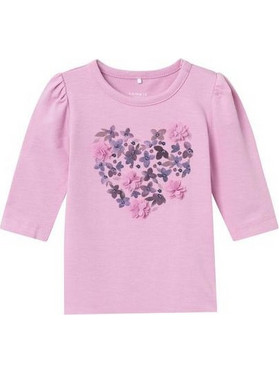 Μπλουζάκι βρεφικό Name It FABIA Pastel Lavender