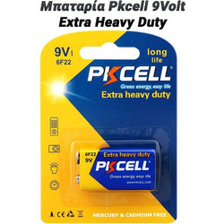 Pkcell Extra Heavy Duty 9V 1τμχ