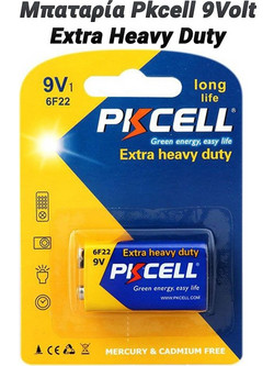 Pkcell Extra Heavy Duty 9V 1τμχ