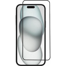 3D Full Glue Tempered Glass Μαύρο (iPhone 15 Pro)