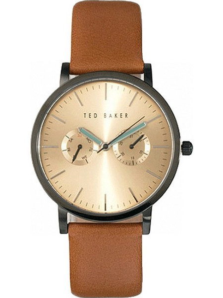 Ted Baker Classic Ανδρικό Ρολόι με Καφέ Δερμάτινο Λουράκι TE10009249