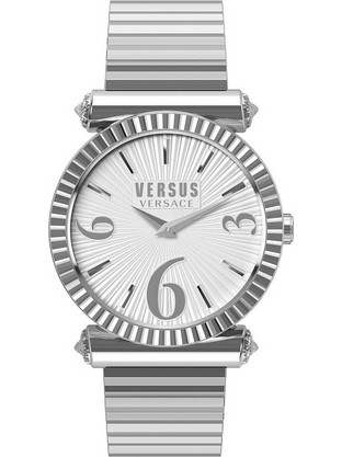 Versus Versace Γυναικείο Ρολόι με Ασημί Μεταλλικό Μπρασελέ VSP1V0819