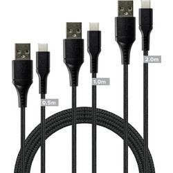 Speedlink USB-C to USB-C Cable Set Καλώδιο USB-C to USB-C Μαύρο