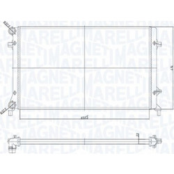 Magneti Marelli Ψυγείο, Ψύξη Κινητήρα - 350213853000