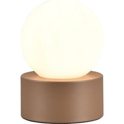 Φωτιστικό Επιτραπέζιο Countess R59051065 1xE14 25W 12x17cm Coffee-White RL Lighting