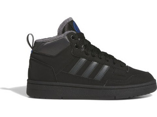 Adidas Rapid Court Mid Winterized Παιδικά Sneakers Μποτάκια Μαύρα Ανθρακί JR2804