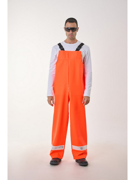 Anorak Aδιάβροχο Παντελόνι Με Επιστήθιο Και Τιράντες Dock Ανακλαστικό