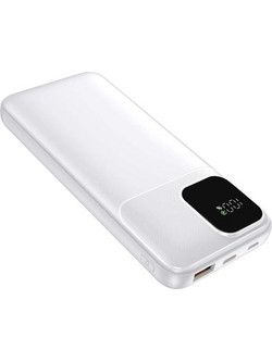 Tune On the Go Power Bank 10000mAh με 2 Θύρες USB-A White