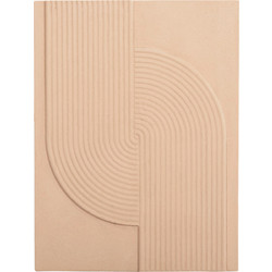 ΠΙΝΑΚΑΣ ΟΡΘΟΓΩΝΙΟΣ ΣΕΙΡΑ SANTORINI HM4521 MDF ΣΕ ΜΠΕΖ ΧΡΩΜΑ 60x4(πάχος)x80Υεκ. - H.M